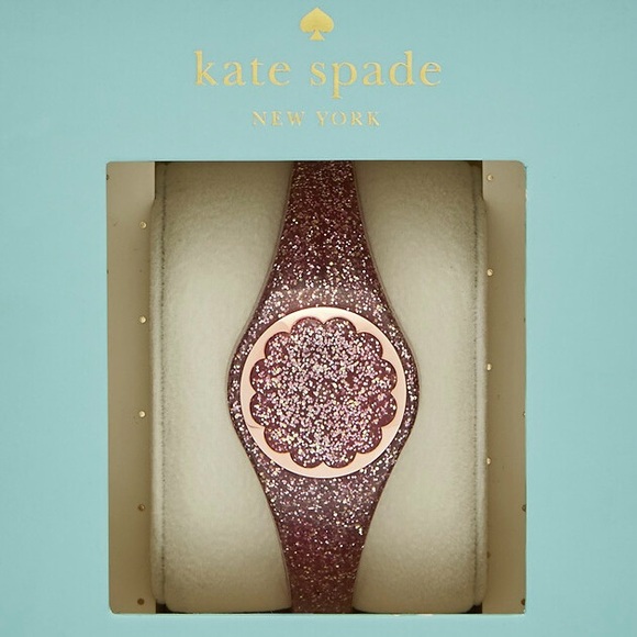 kate spade Accessories - Kate Spade Glitter Activity Tracker Sleep Monitor Dark Pink Purple NWT $98 NEW